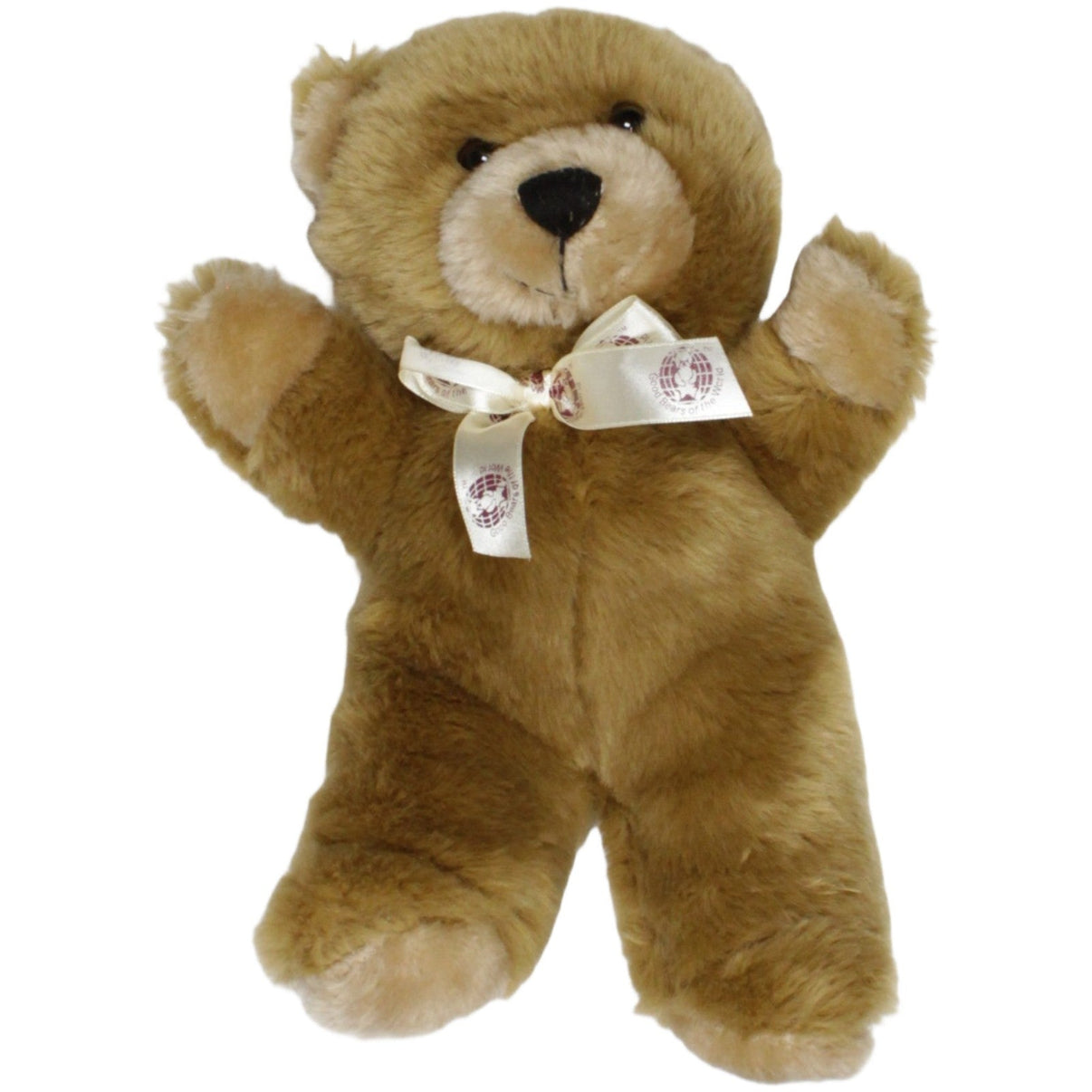 123000022899 Deutsche Teddy - Stiftung Good Bears of the World 2017, Teddybär Kuscheltier Kumpel Leo 29cm Beige Braun