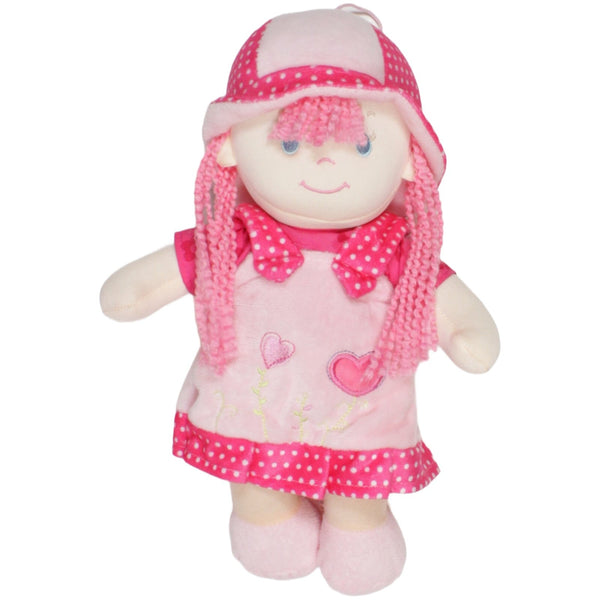Stoffpuppe, pink