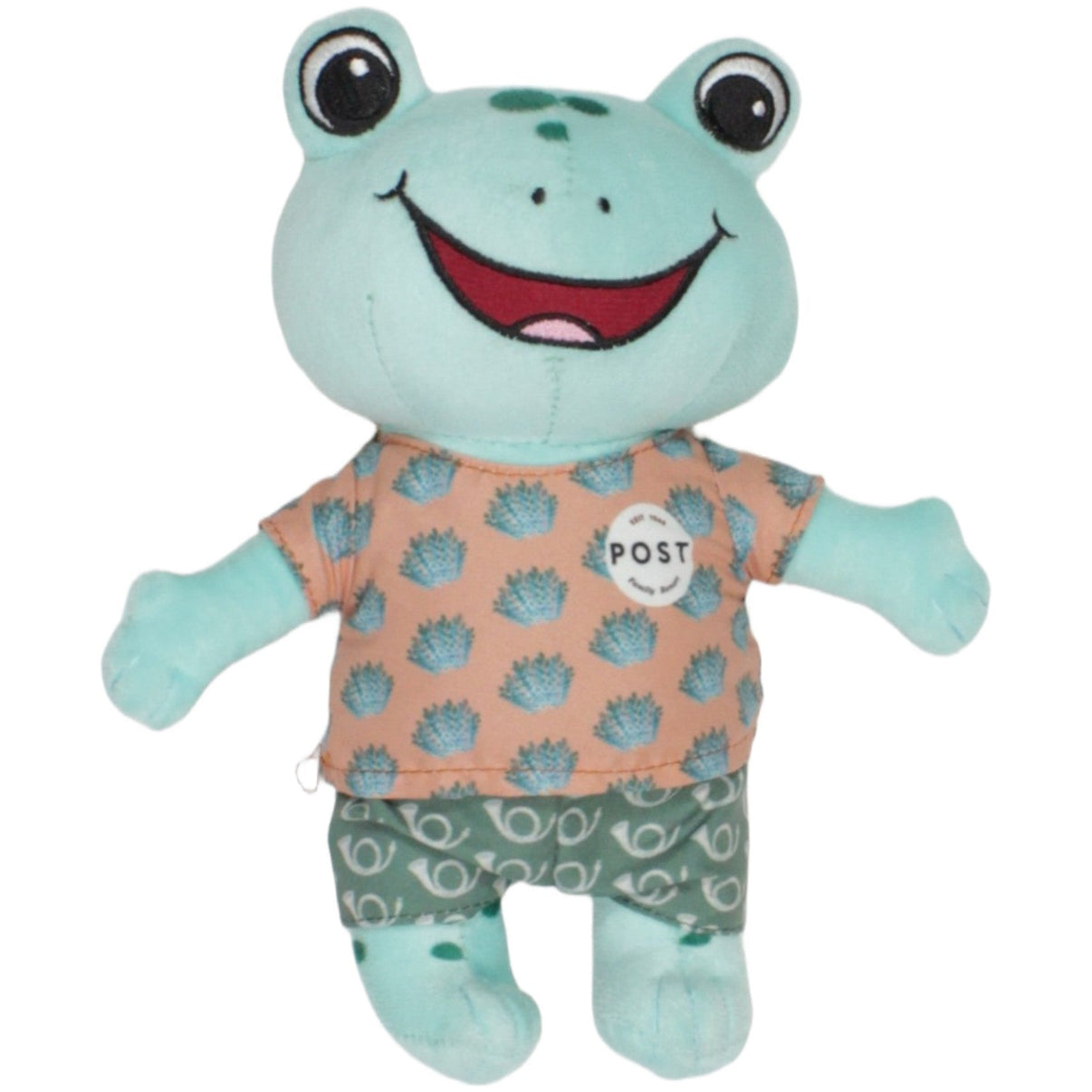 123000022908 Promo Bears Post Family Resort, Maskottchen Frosch Kuscheltier Kumpel Leo 22cm Blau ebay - stofftiere