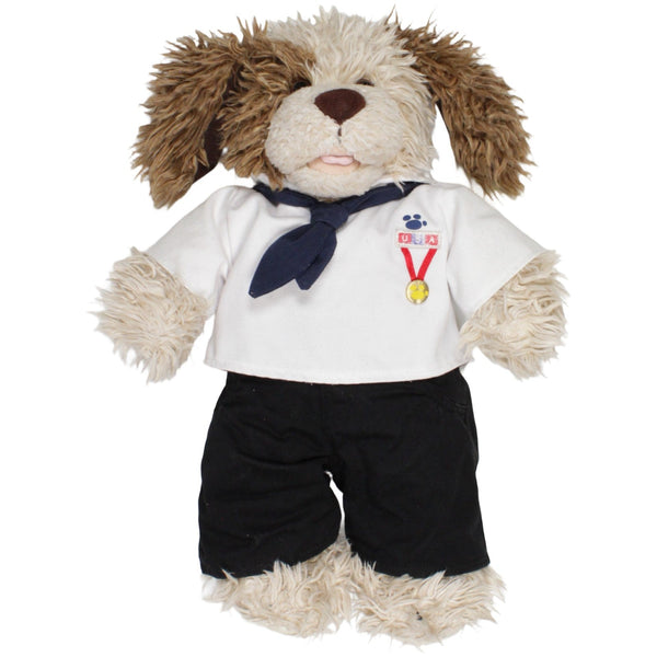XL Hund mit Matrosen-Outfit