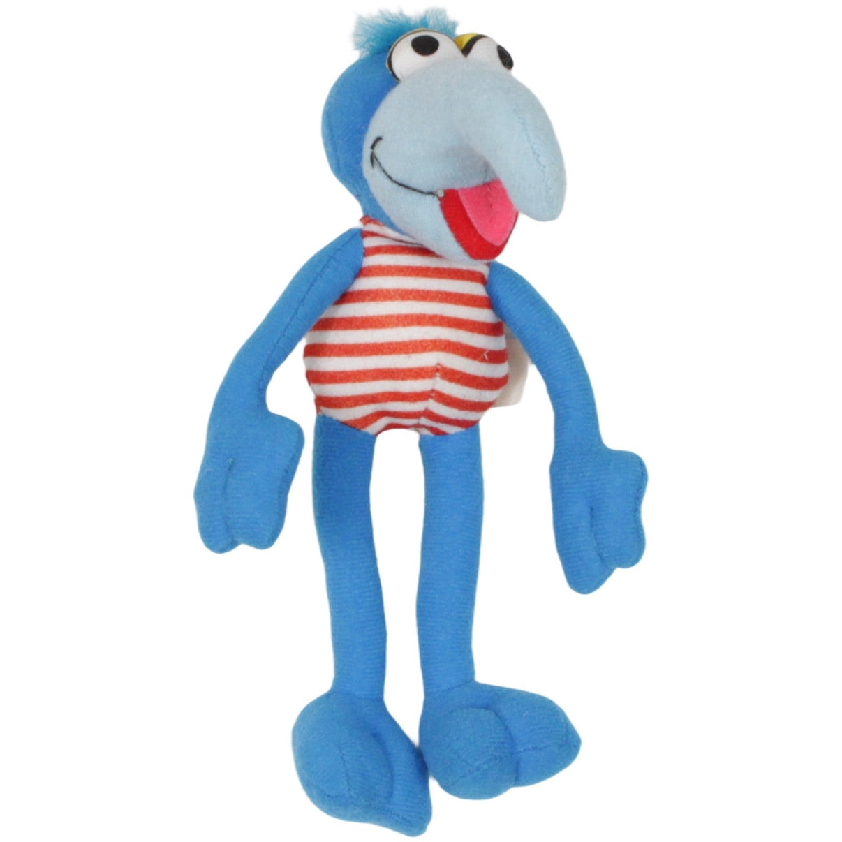 123000022956 McDonald's Happy Meal: Muppets, Gonzo Kuscheltier Kumpel Leo 18cm 2002 Blau