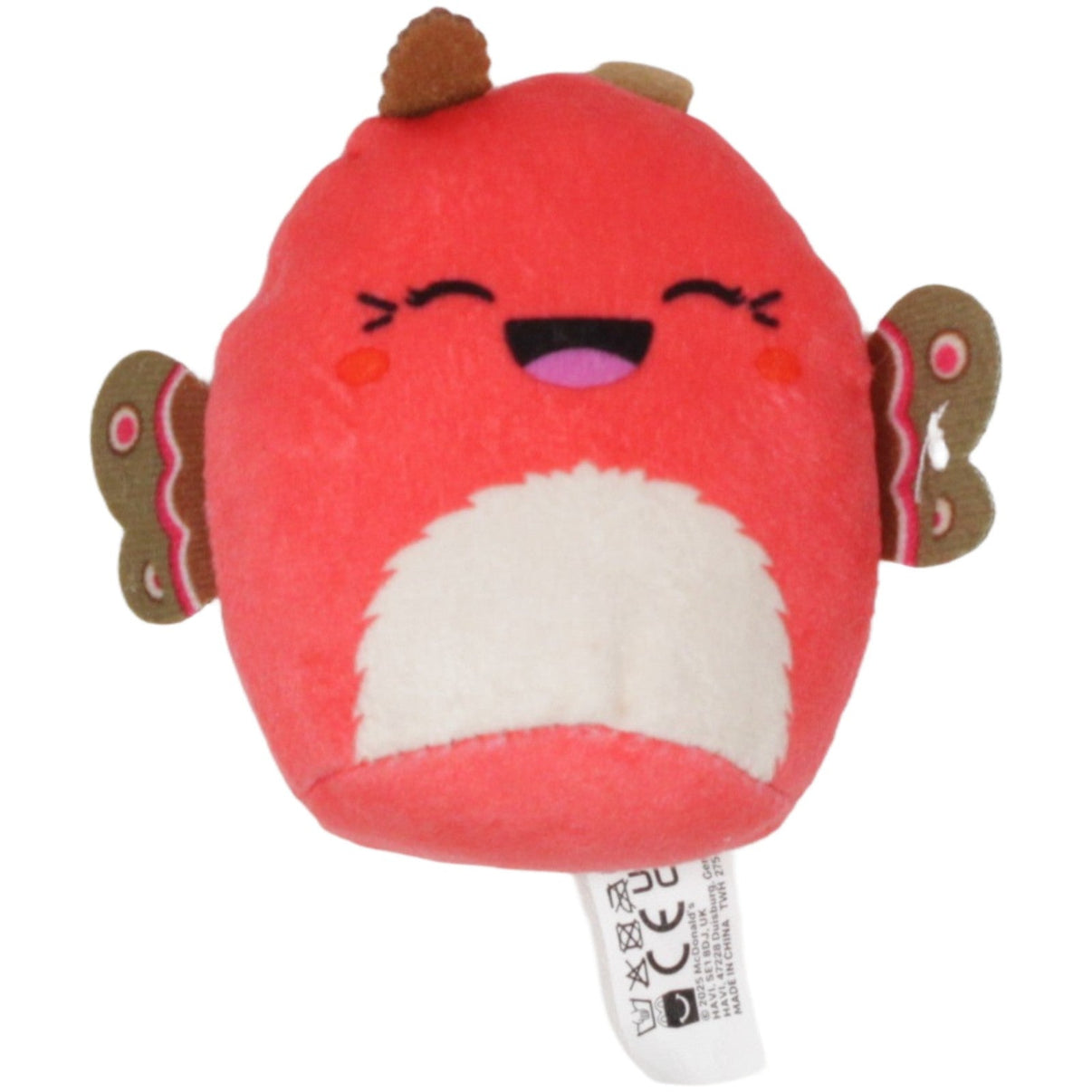 123000022978 McDonald's Happy Meal: Squishmallows, Mirren die rote Motte Kuscheltier Kumpel Leo 2025 8cm ebay - stofftiere