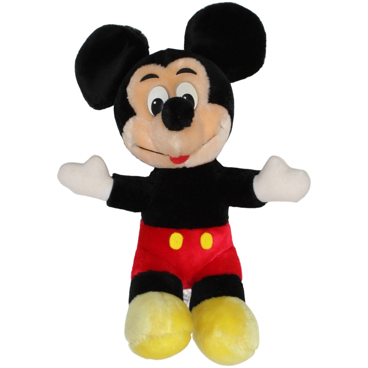 123000023015 Disney Walt Disney World, Micky Maus Kuscheltier Kumpel Leo 35cm _Vintage_ Beige