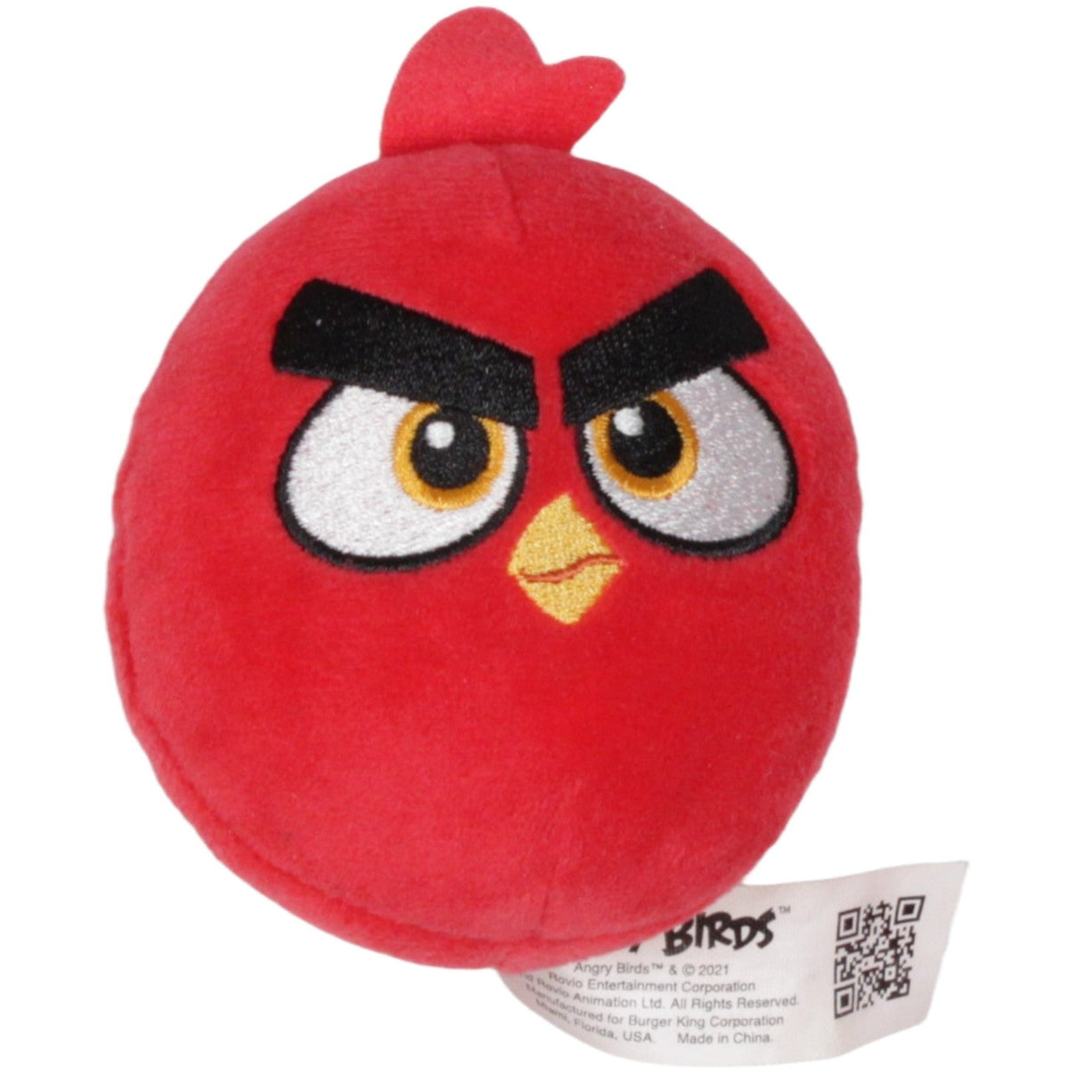 123000023032 Burger King King Jr. Meal, Red aus Angry Birds Kuscheltier Kumpel Leo 10cm 2021 ebay - stofftiere