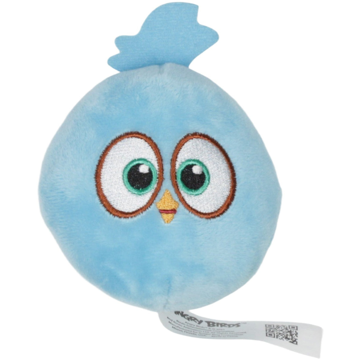 123000023038 Burger King King Jr. Meal, Jim, Jake oder Jay aus Angry Birds Kuscheltier Kumpel Leo 10cm 2021 Blau