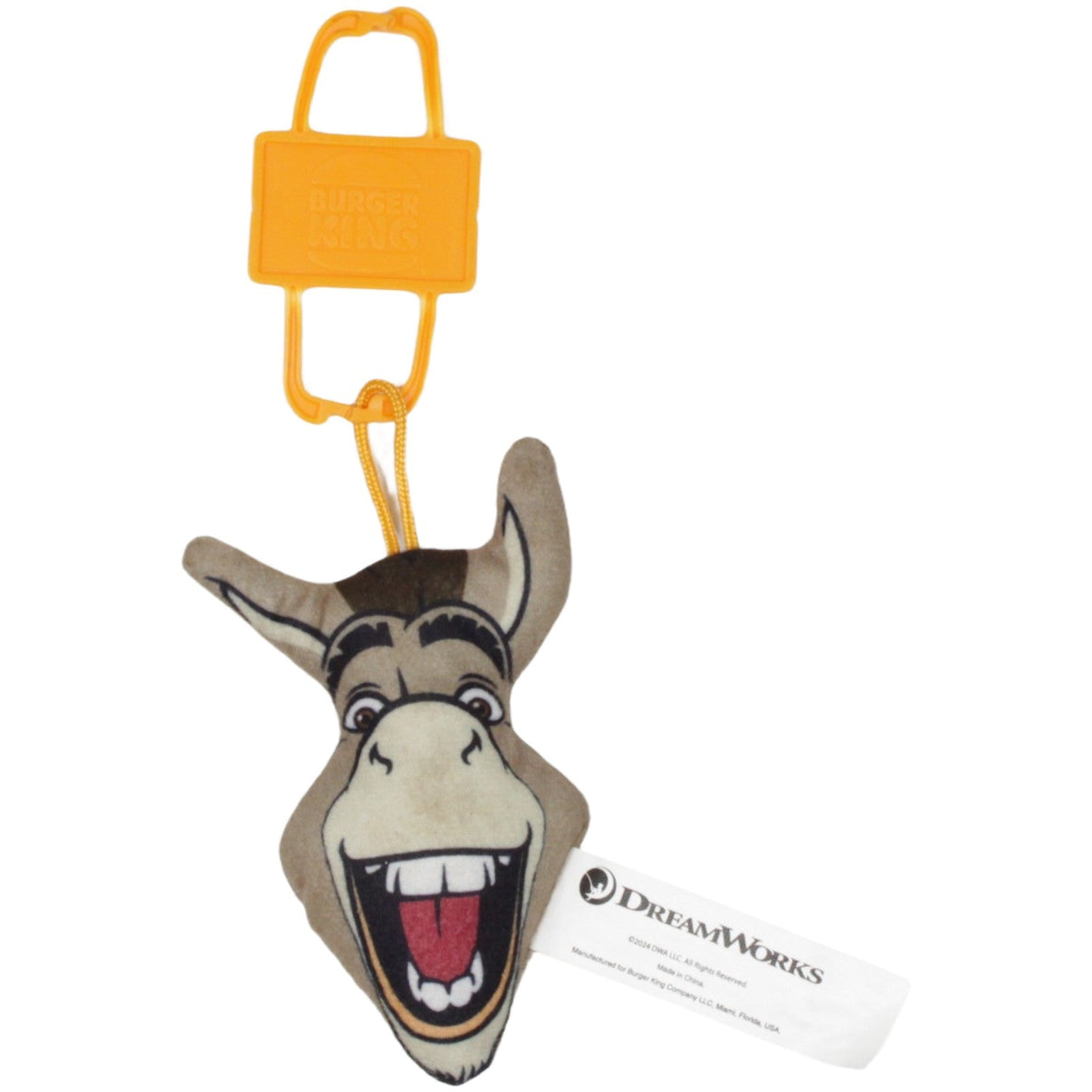 123000023048 Burger King King Jr. Meal: DreamWorks, Esel aus Shrek Kuscheltier Kumpel Leo 10cm 2024 ebay - stofftiere