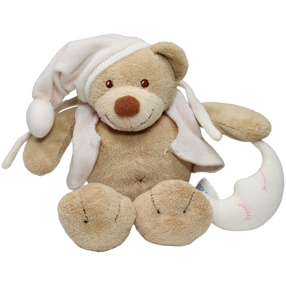 123000023083 Nattou Teddybär mit Zipfelmütze und Mond Spieluhr Kumpel Leo 24cm Beige ebay - 20 - elektronisch