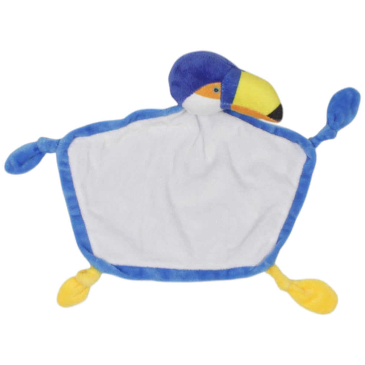 123000023092 deStar Discover Airlines, Tukan Tommy Schmusetuch Kumpel Leo 20cm 25cm Blau