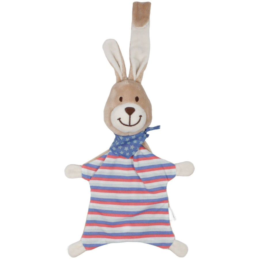 Hase mit Sternenhalstuch, gestreift