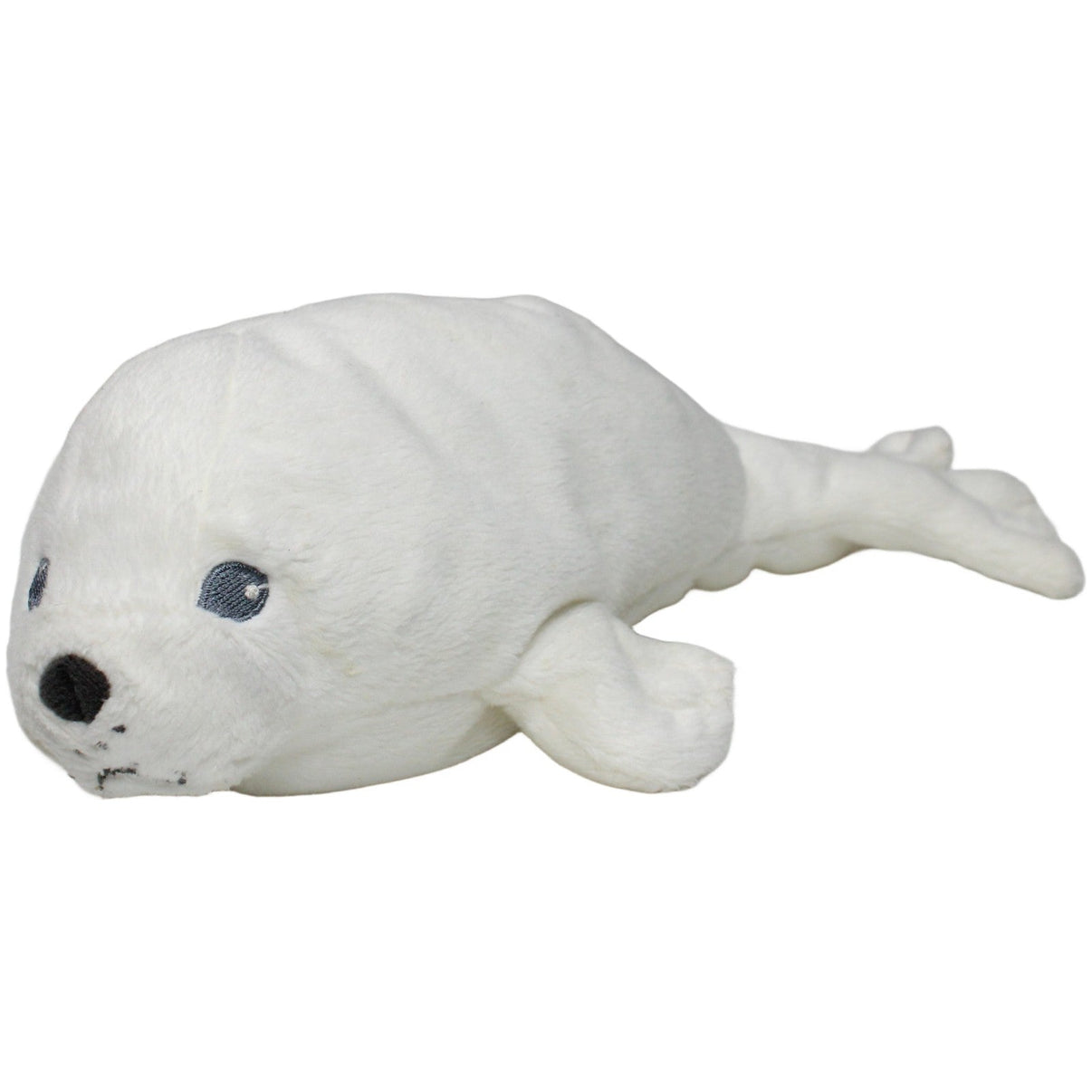 123000023116 Unbekannt Süße weiße Robbe mit blauen Augen Kuscheltier Kumpel Leo 25cm ebay - stofftiere Gebraucht