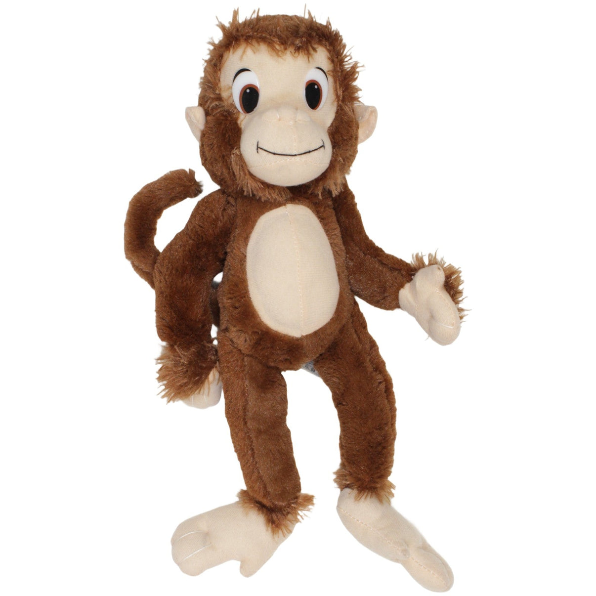 123000023123 K.I.E. Trading Süßer Schlenker Affe, groß Kuscheltier Kumpel Leo 35cm Affe Beige