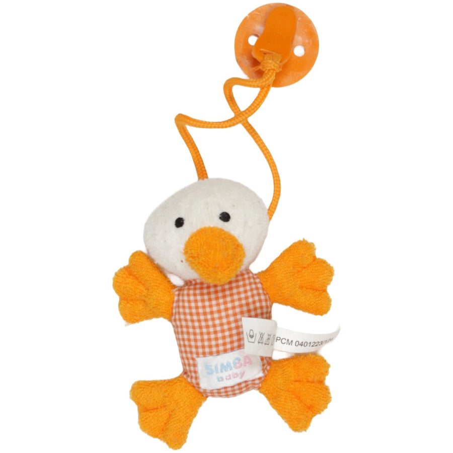 baby, süßer orange Ente