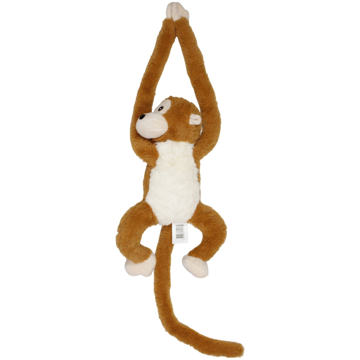 123000023148 ZD Trading Action, superweicher Affe mit langem Schwanz & Klett - Händen Kuscheltier Kumpel Leo 70cm Affe Beige
