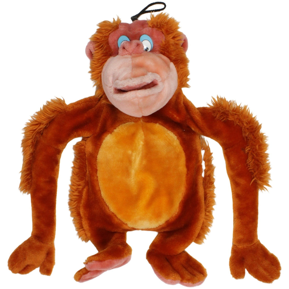 123000023153 Fashy King Louie aus Disney Das Dschungelbuch Wärmflasche mit Bezug Kumpel Leo 43cm Affe Braun