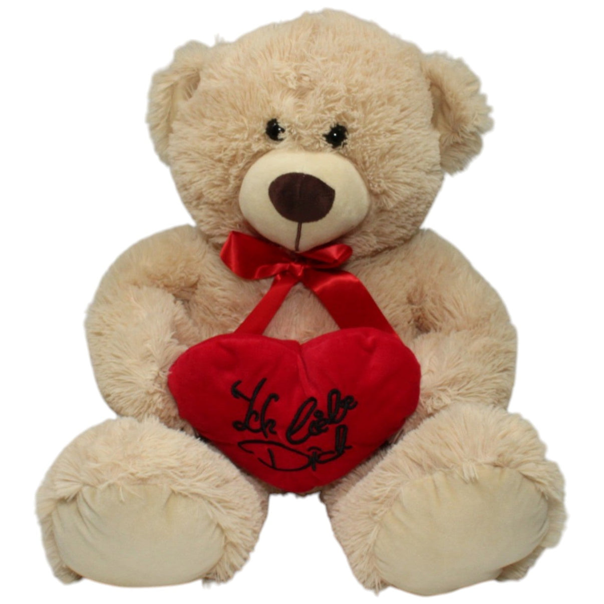 123000023211 Heunec XXL Teddybär mit Herz "Ich liebe Dich" Kuscheltier Kumpel Leo 65cm Beige ebay - 20 - stofftiere