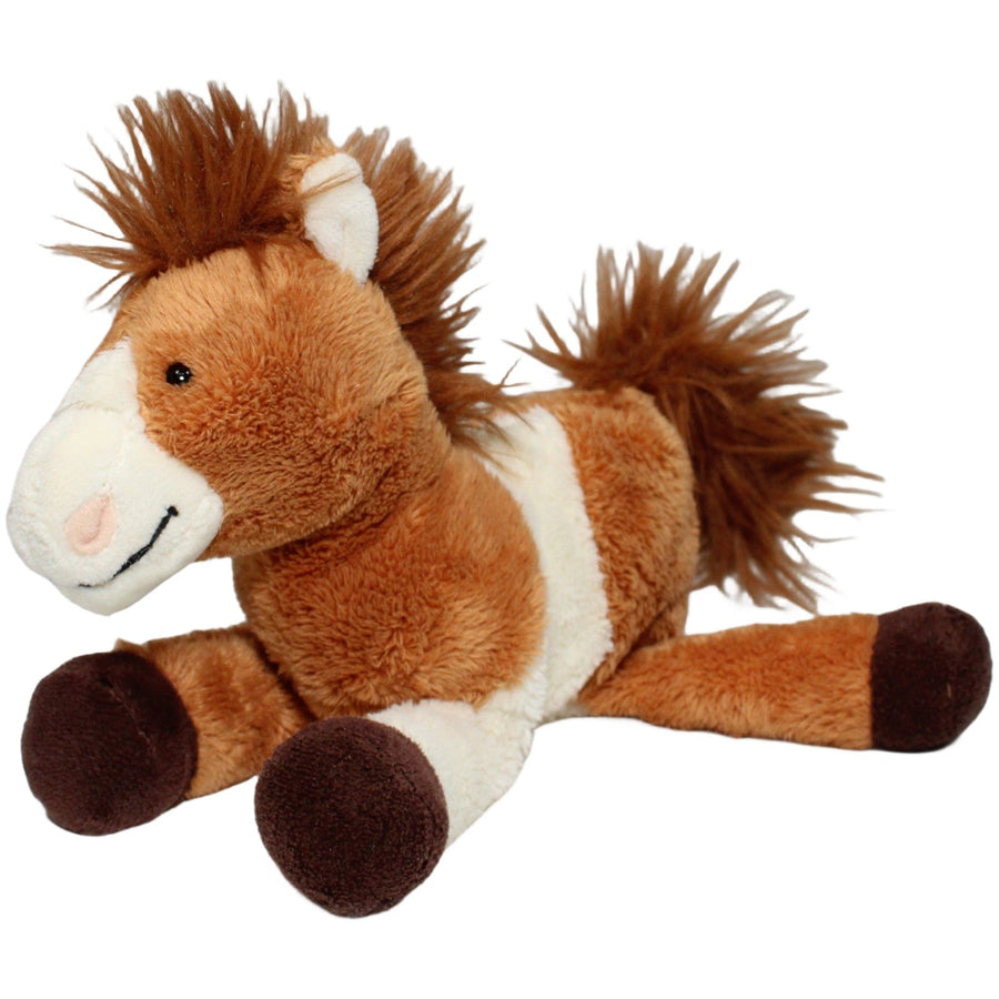 Braun-weißes Schlenker-Pferd