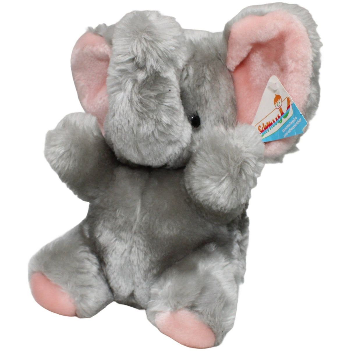 123000023237 Schmusi Süßer weicher Elefant, sitzend Kuscheltier Kumpel Leo 25cm _Vintage_ ebay - 20 - stofftiere