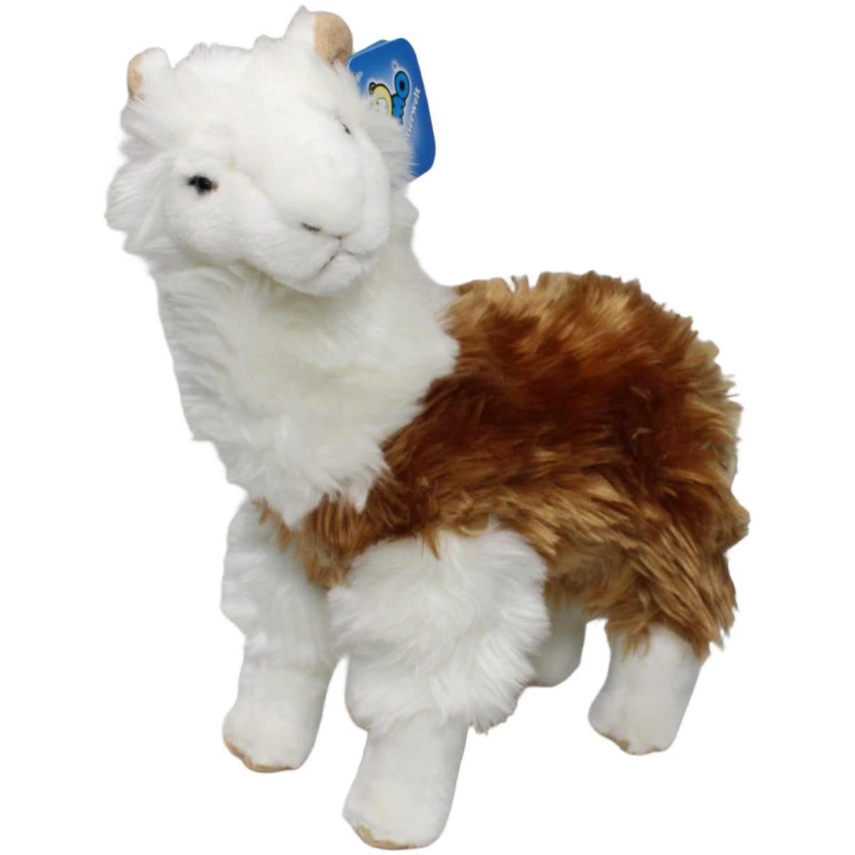 123000023243 SEMO Schönes Alpaka Kuscheltier Kumpel Leo 30cm Alpaka Braun