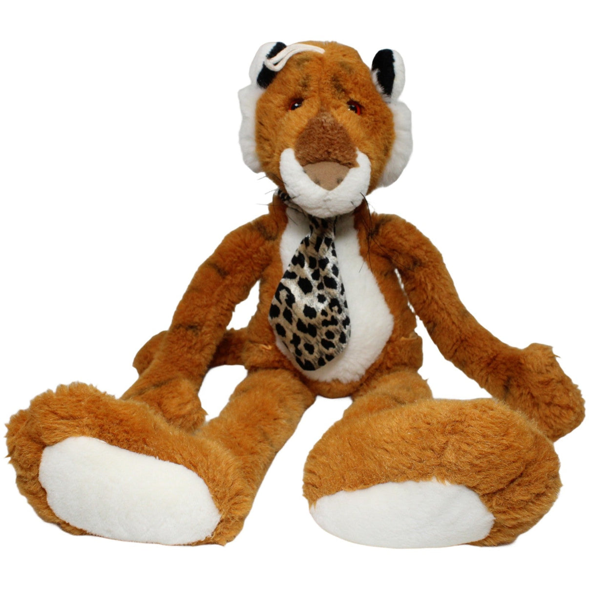 123000023276 Kuschelwuschel XL Schlenker Tiger mit Krawatte & Hosentaschen Kuscheltier Kumpel Leo 60cm Braun ebay - 20 - stofftiere
