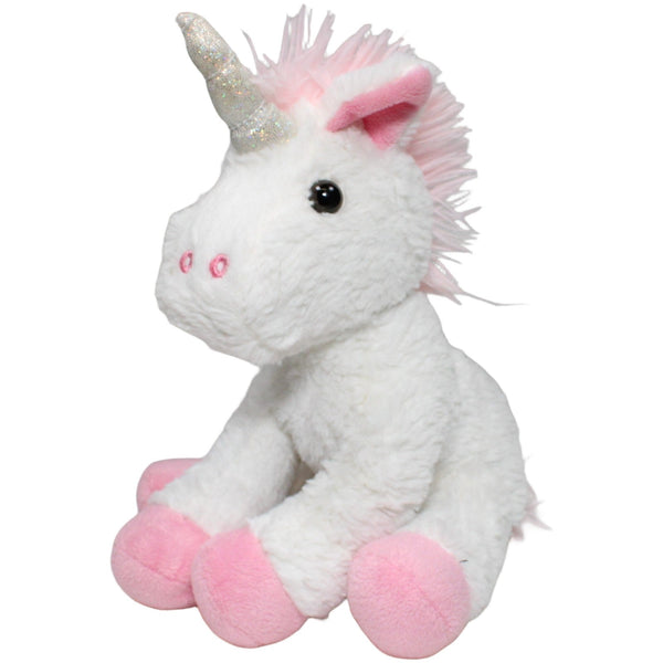 Kuschel-Freunde, süßes weißes Einhorn