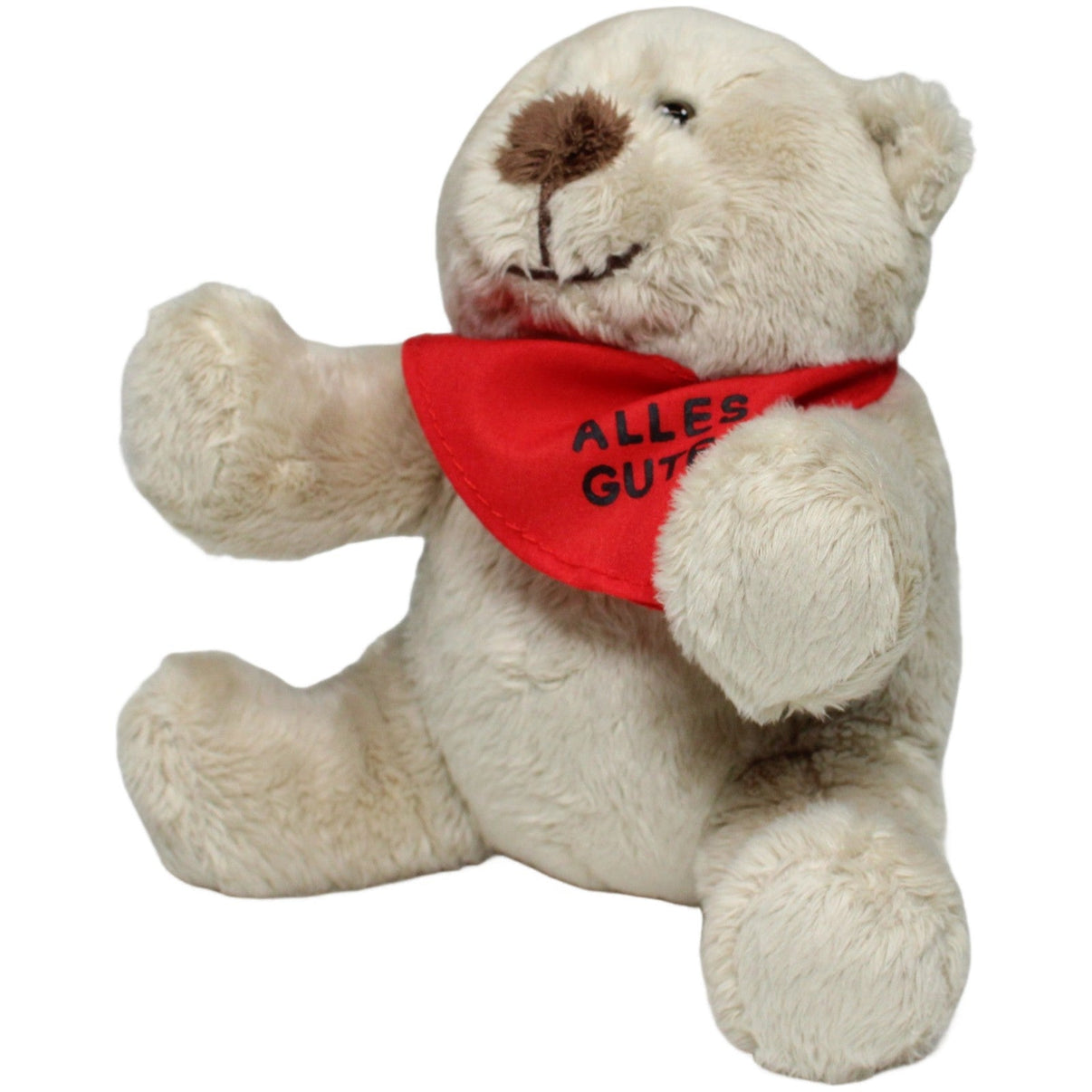 123000023354 Mathias Pamer Tröster - Teddy mit Halstuch "Alles Gute!", klein Kuscheltier Kumpel Leo 17cm Beige ebay - stofftiere