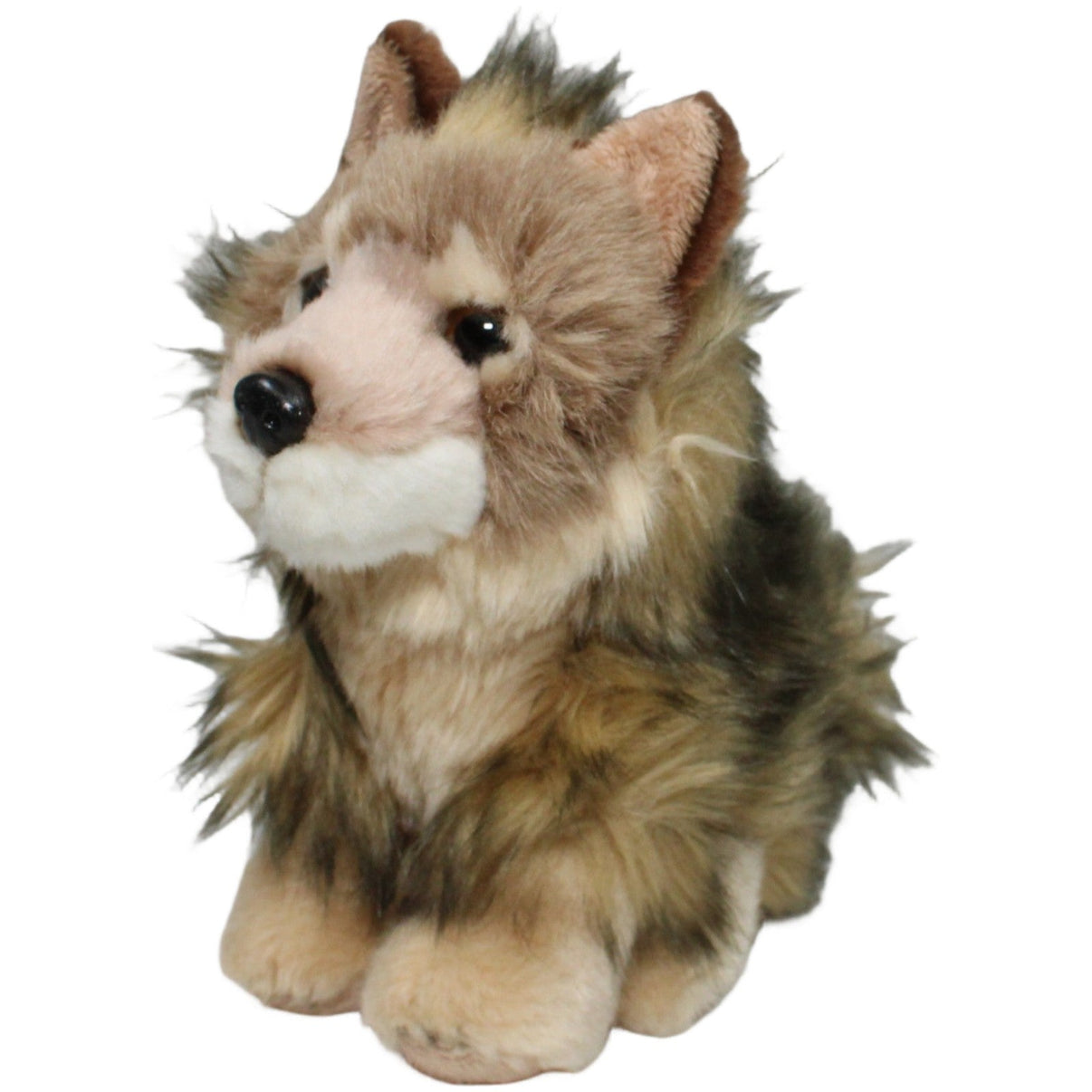123000023357 Unbekannt Schöner Wolf Kuscheltier Kumpel Leo 20cm Beige Braun