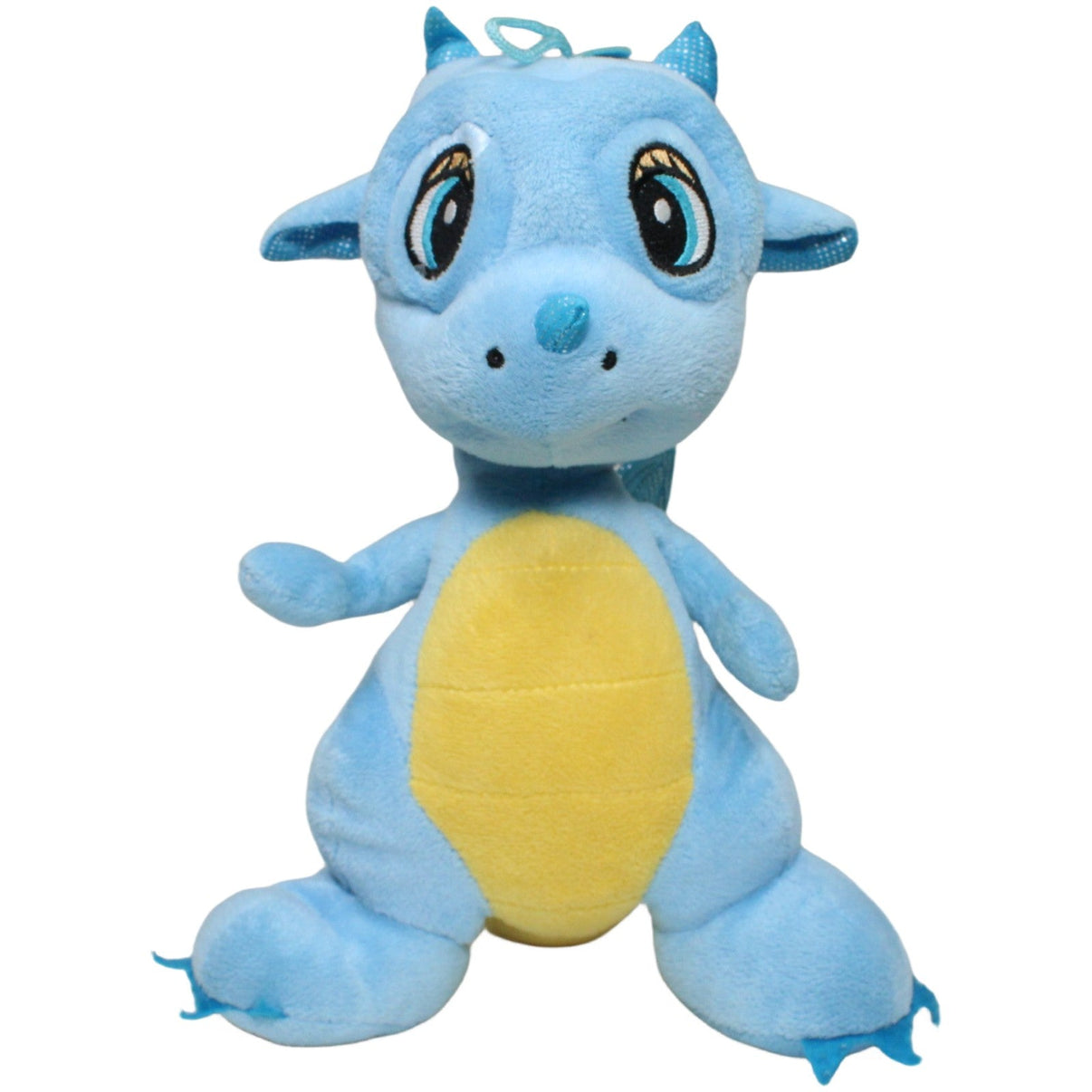 123000023419 FLOTI Flos Toys, Süßer Drache blau Kuscheltier Kumpel Leo 30cm Blau Drache