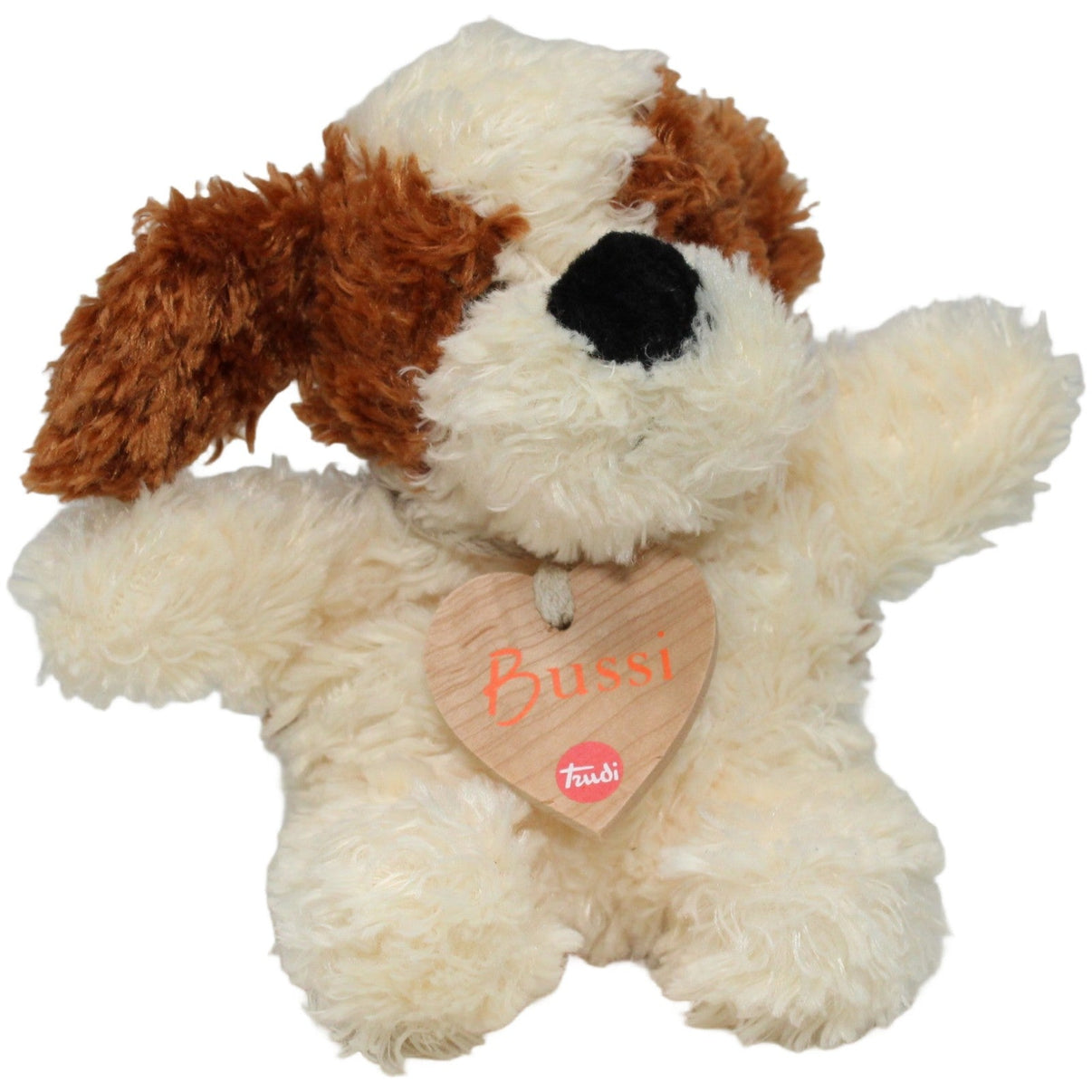 123000023431 Trudi Bussi, Hund Kuscheltier Kumpel Leo 19cm Beige Braun