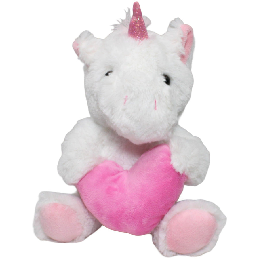 Weißes Einhorn mit Herz