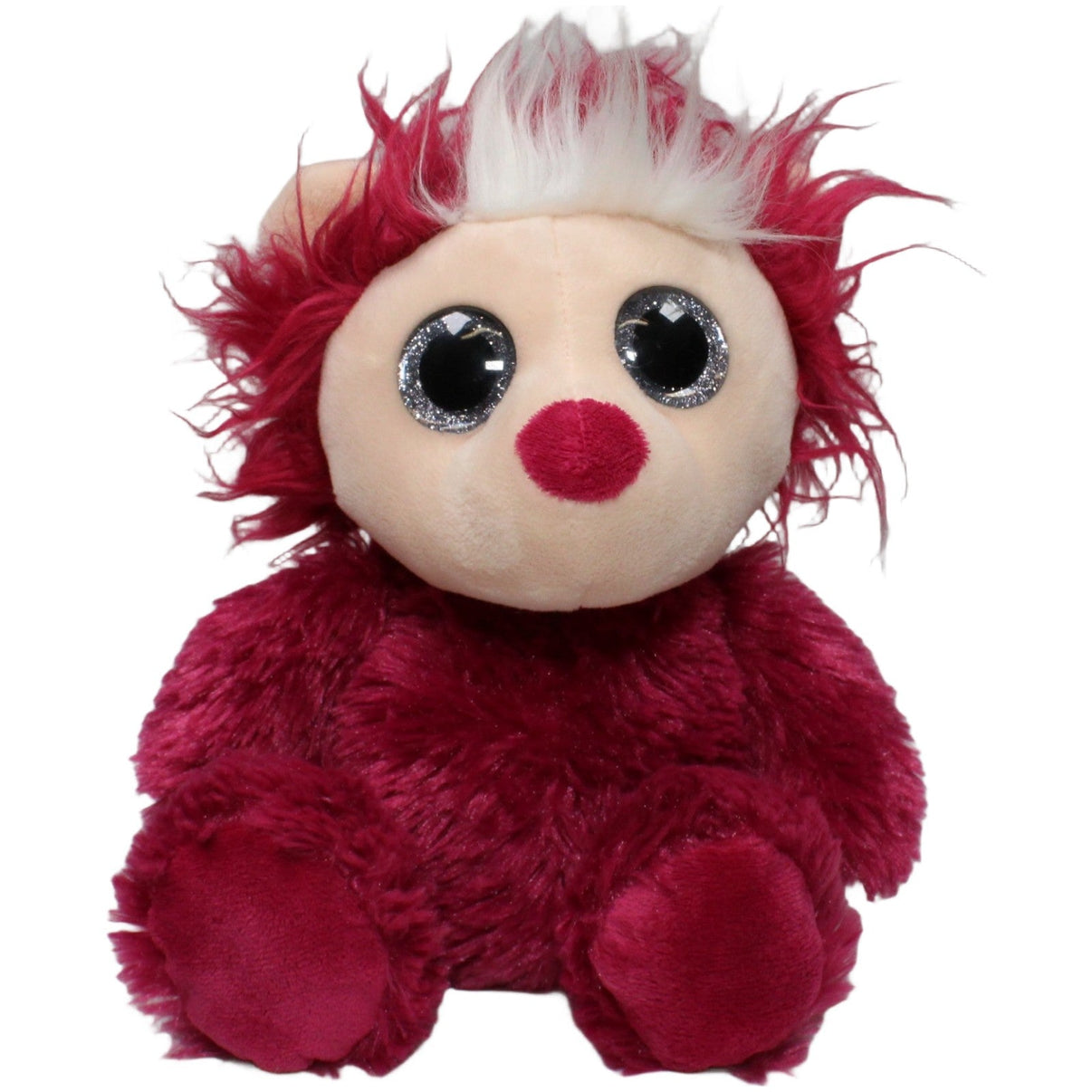 123000023466 Unbekannt Großes Stinktier mit Glitzer - Augen, dunkelpink Kuscheltier Kumpel Leo 35cm Beige ebay - stofftiere