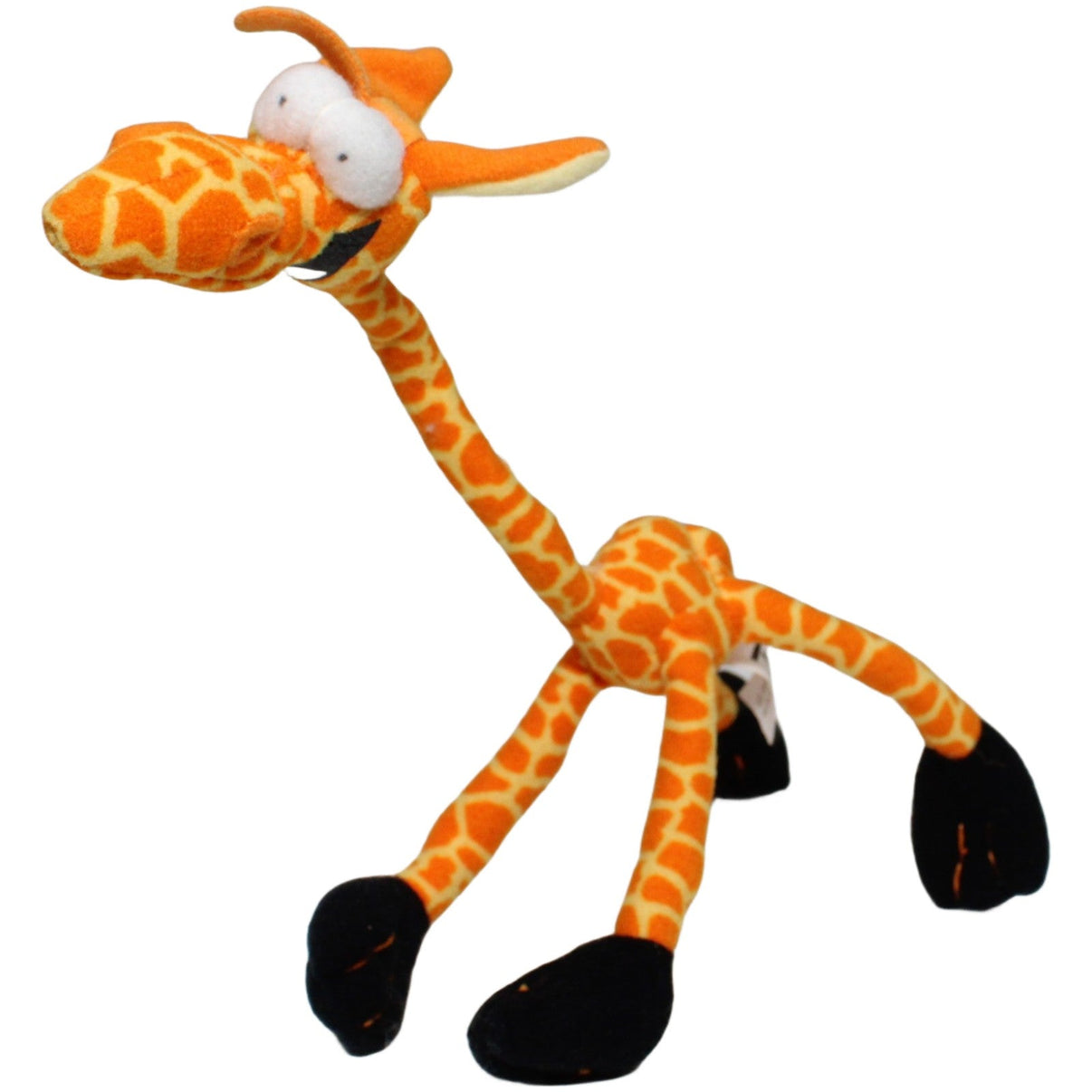 123000023472 McDonald's Happy Meal: Verrückter Zoo, Giraffe Kuscheltier Kumpel Leo 2000 23cm _Vintage_