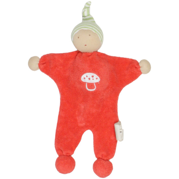 Wichtel mit Pilz, rot
