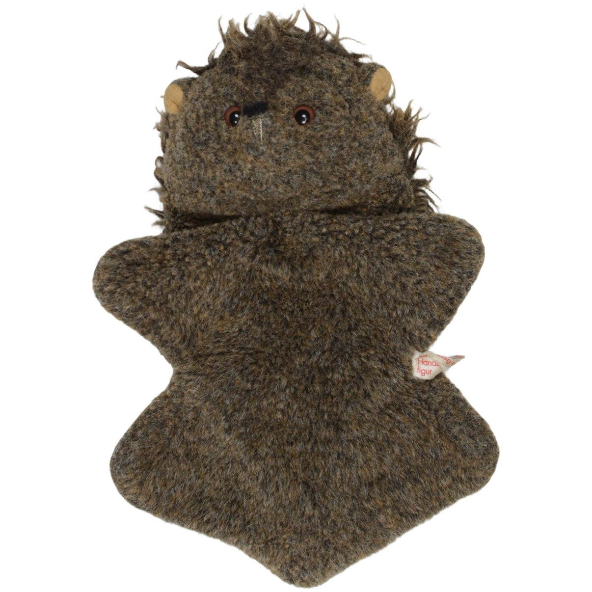 123000023565 Clemens Spieltiere Igel mit weichen Stacheln Handpuppe Kumpel Leo 25cm _Vintage_ Braun