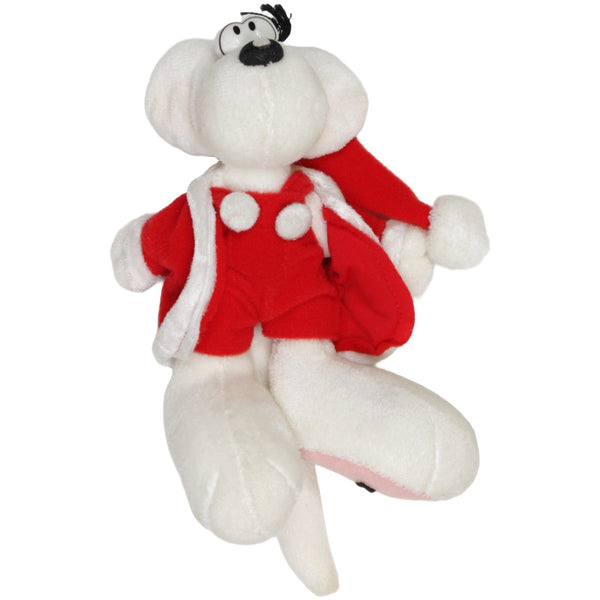 Kleine Diddl-Maus im Weihnachtsoutfit, weiß