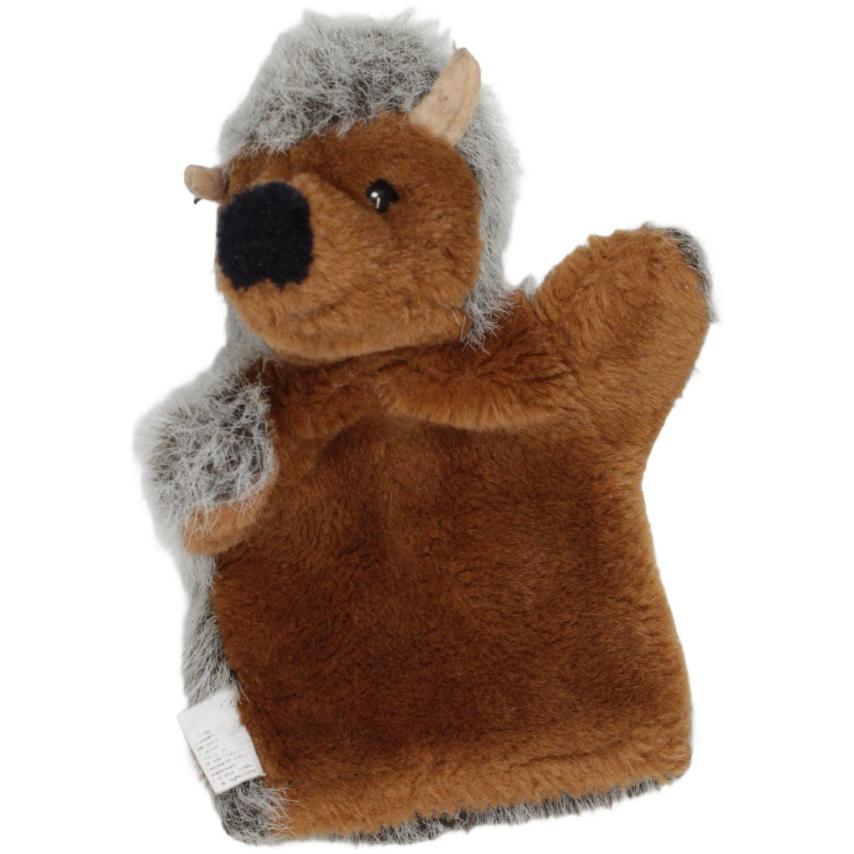 123000023627 Hach Igel mit grauen Stacheln Handpuppe Kumpel Leo 25cm Braun ebay - stofftiere