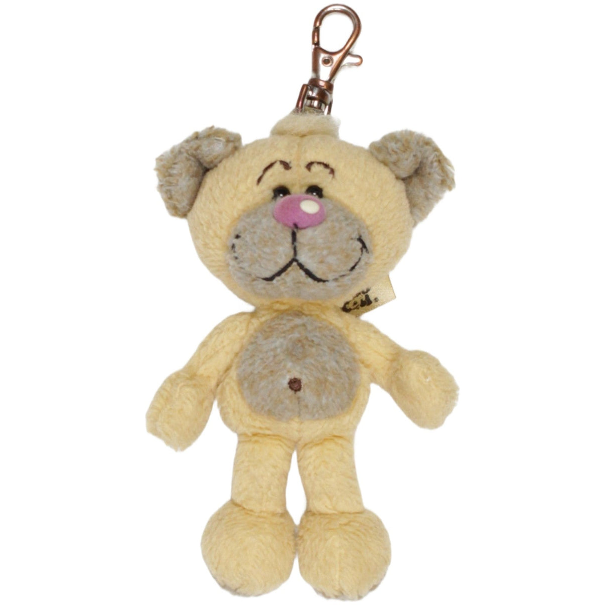 123000023644 Depesche Pimboli Schlüsselanhänger Kumpel Leo 14cm _Vintage_ Beige