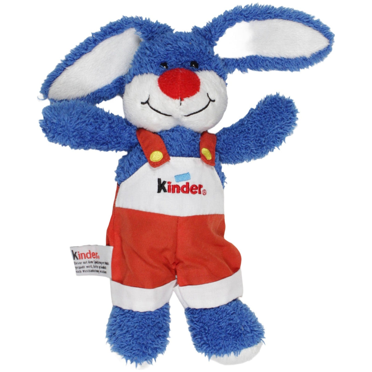 123000023662 Ferrero Kinder, Harry Hase zottelig Kuscheltier Kumpel Leo 25cm Blau ebay - stofftiere