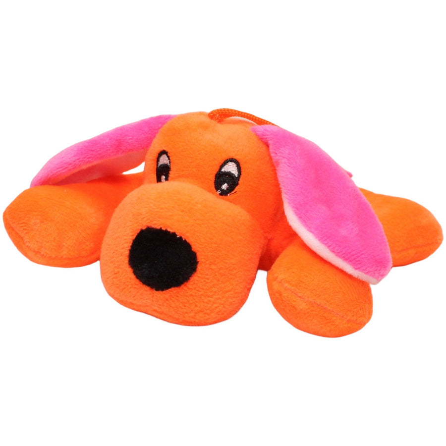 Süßer leuchtend oranger Hund