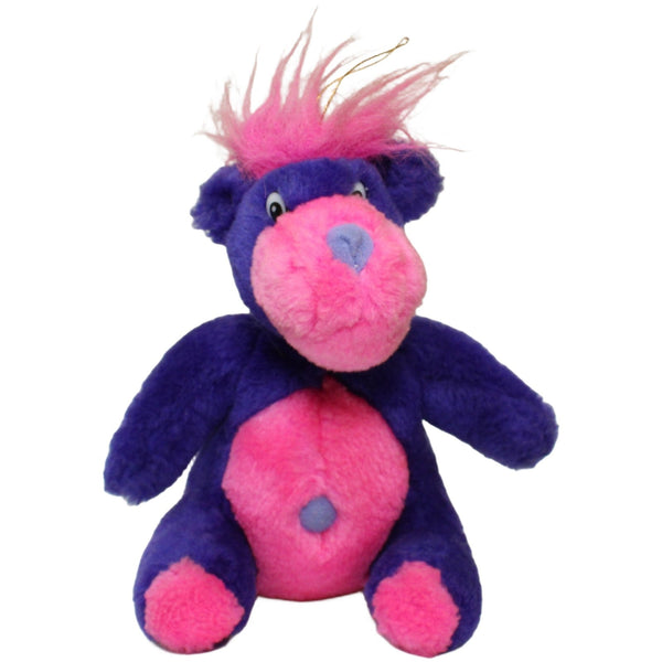 Süßer sitzender Bär, lila-pink