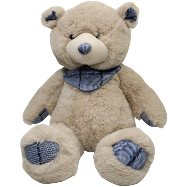 Kuschelfreund XL Teddybär mit blauem Halstuch