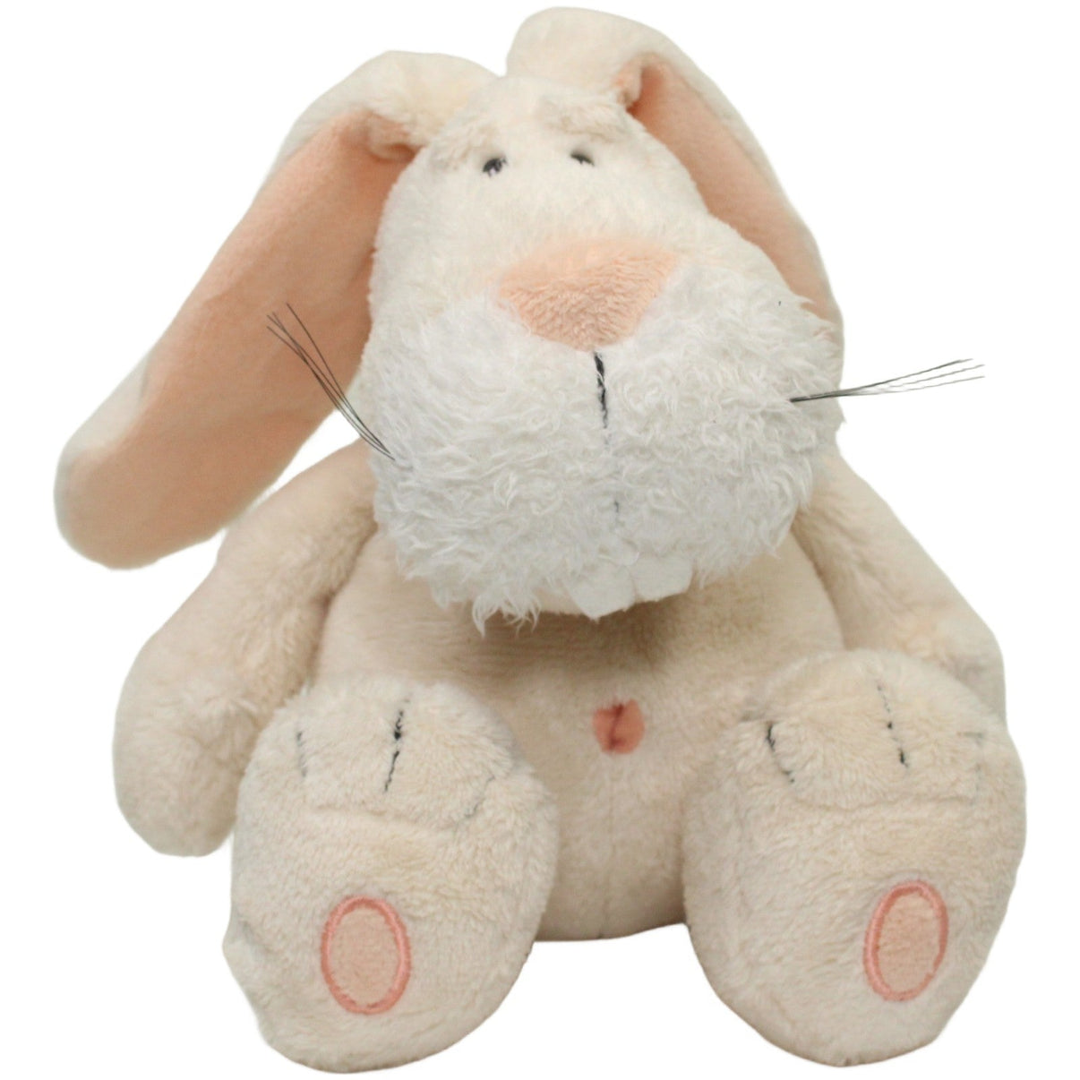 123000023772 NICI Hase mit rosa Halstuch, weiß Kuscheltier Kumpel Leo 25cm Beige ebay - stofftiere