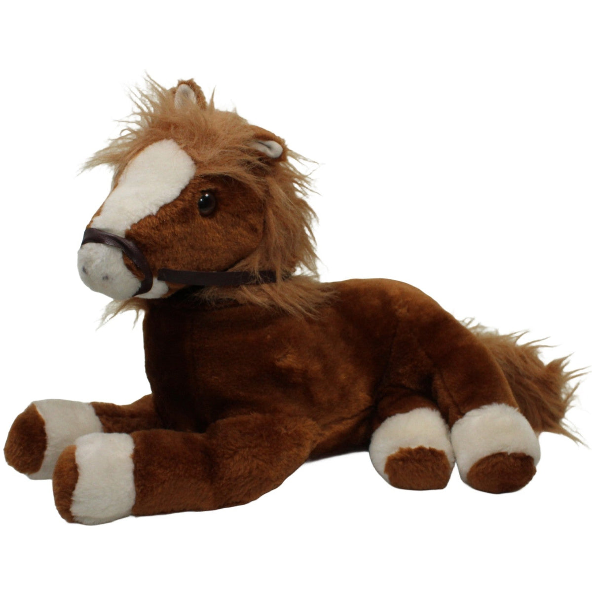123000023819 Seneca Herzl, großes schönes Pferd Kuscheltier Kumpel Leo 35cm Beige Braun