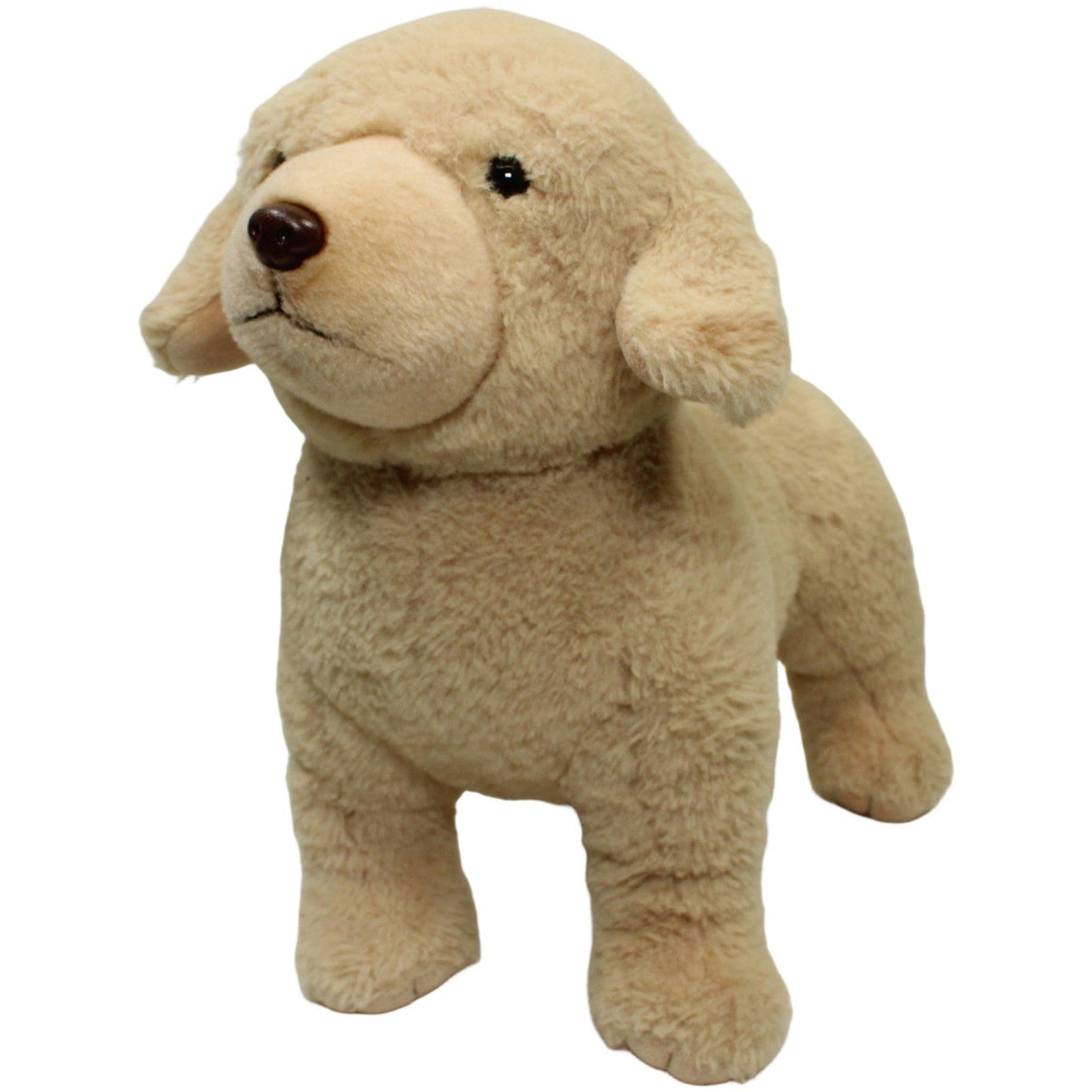123000023824 Unbekannt Schöner stehender Golden Retriever Kuscheltier Kumpel Leo 32cm Beige ebay - stofftiere