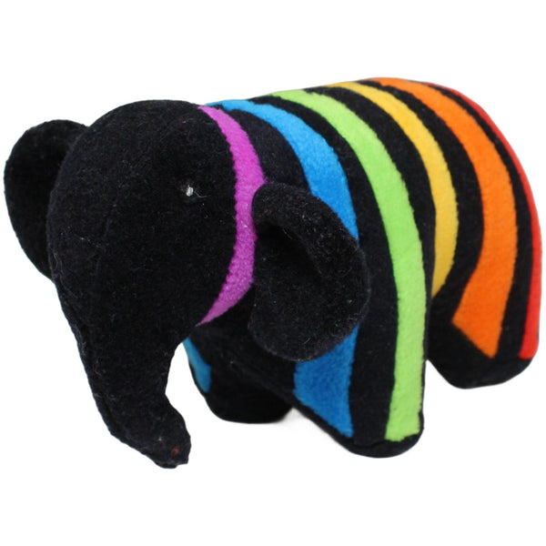 Maskottchen, Elefant mit Pinsel-Schwanz