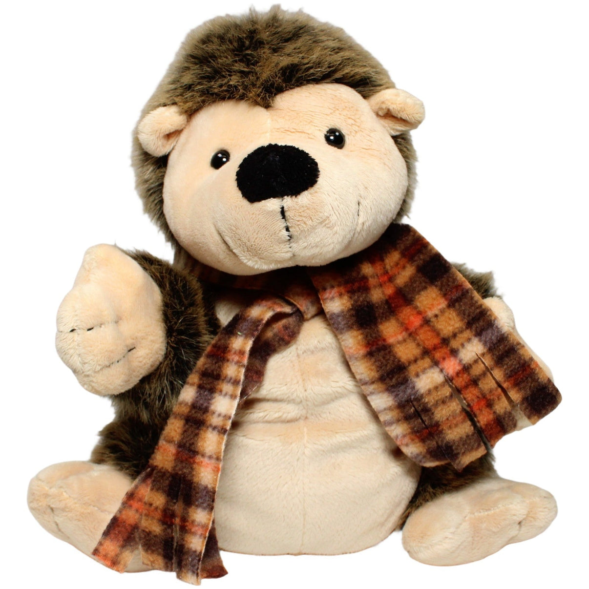 123000023849 Bambia Igel mit Schal Ganzkörper - Handpuppe Kumpel Leo 25cm Beige Braun