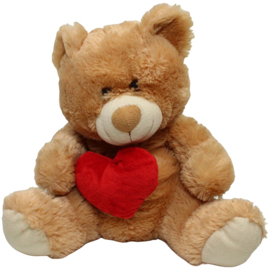 Teddybär mit Herz, sitzend
