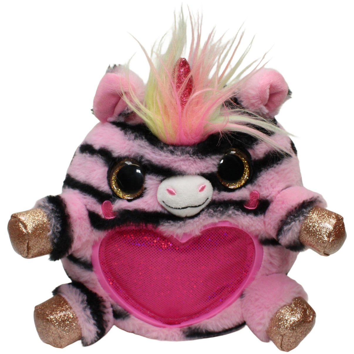 123000023874 Zuru Rainbocorns, pinkes Zebra Kuscheltier Kumpel Leo 25cm ebay - stofftiere Einhorn