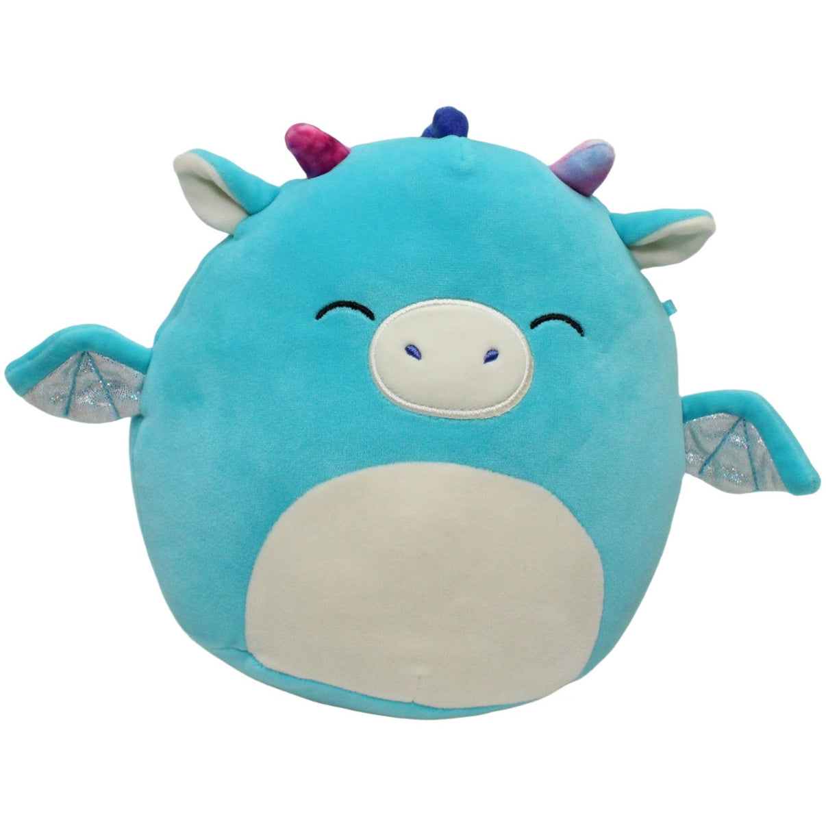 123000023900 Kellytoy Squishmallows, Tatiana der Drache Kuscheltier Kumpel Leo 20cm Beige Blau