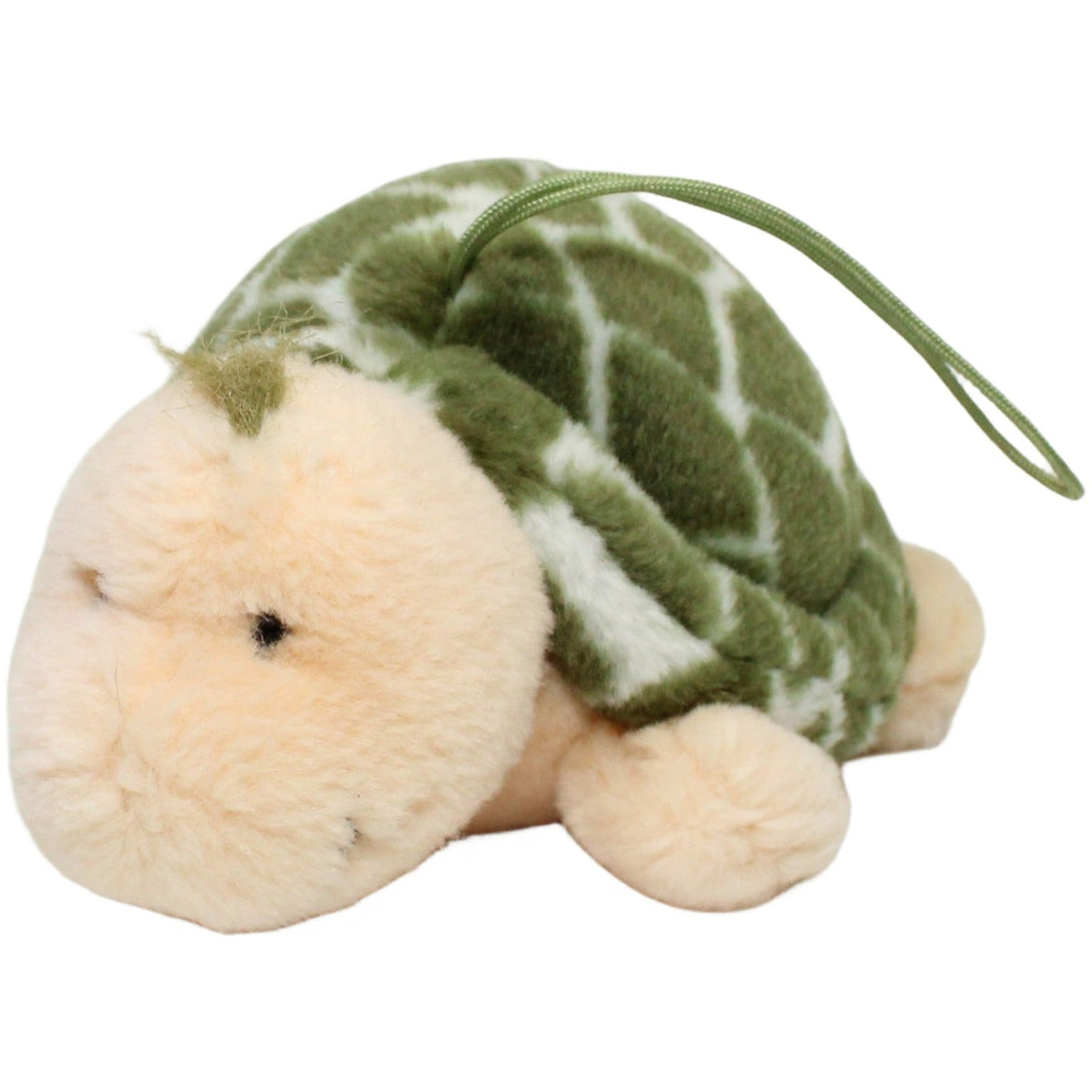 123000023903 NICI Schildkröte, dunkelgrün Kuscheltier Kumpel Leo 14cm _Vintage_ Beige