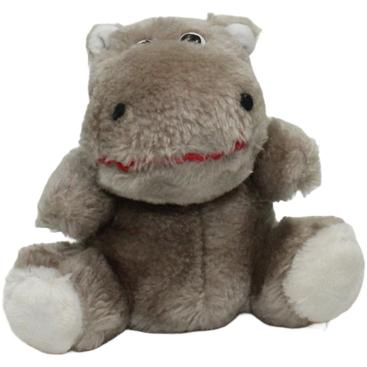 123000023936 Hartung Spiele Berlin Hippo soft, kleines Nilpferd Kuscheltier Kumpel Leo 13cm _Vintage_ ebay - stofftiere